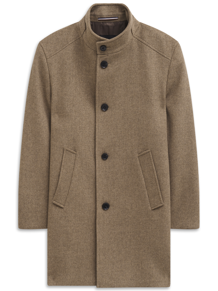 Beige halflange mantel Bugatti