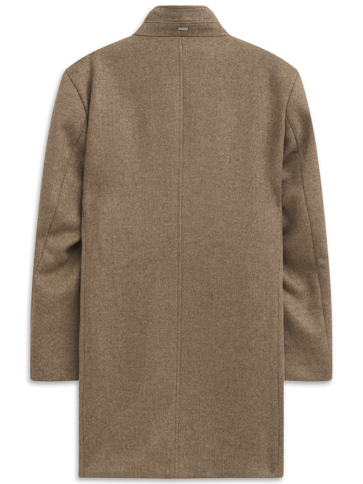 Beige halflange mantel Bugatti