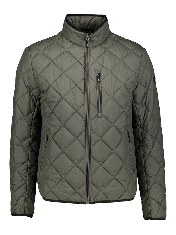 Kaki groene padded jas met rits Bugatti