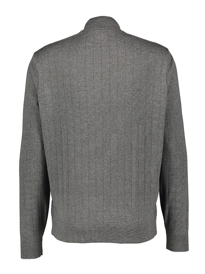 Grijz gilet met rits Bugatti 