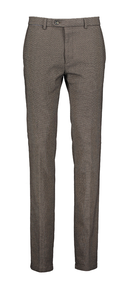 Bruine modern fit broek Bugatti