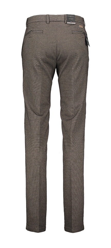 Bruine modern fit broek Bugatti