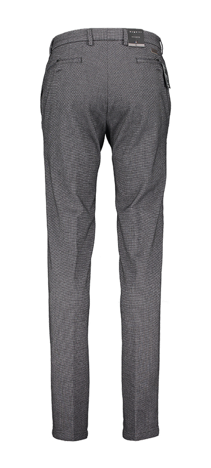 Grijze modern fit broek met stretch Bugatti 