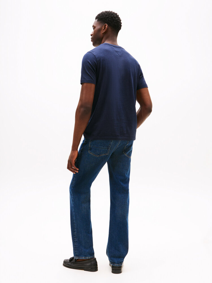 Donkerblauwe katoenen t-shirt Tommy Hilfiger 