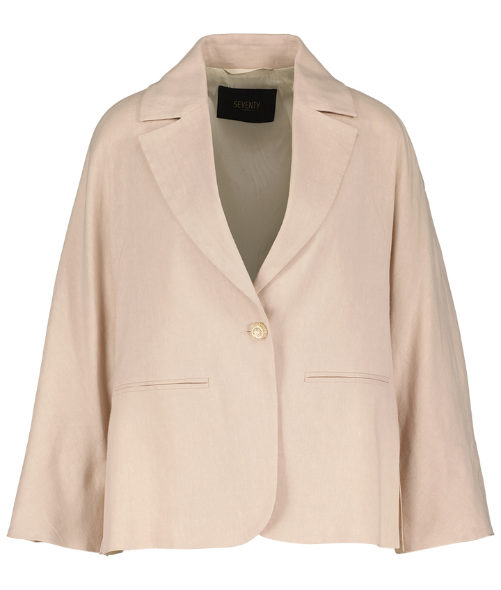 Roze blazer met sierlijke knoop Seventy