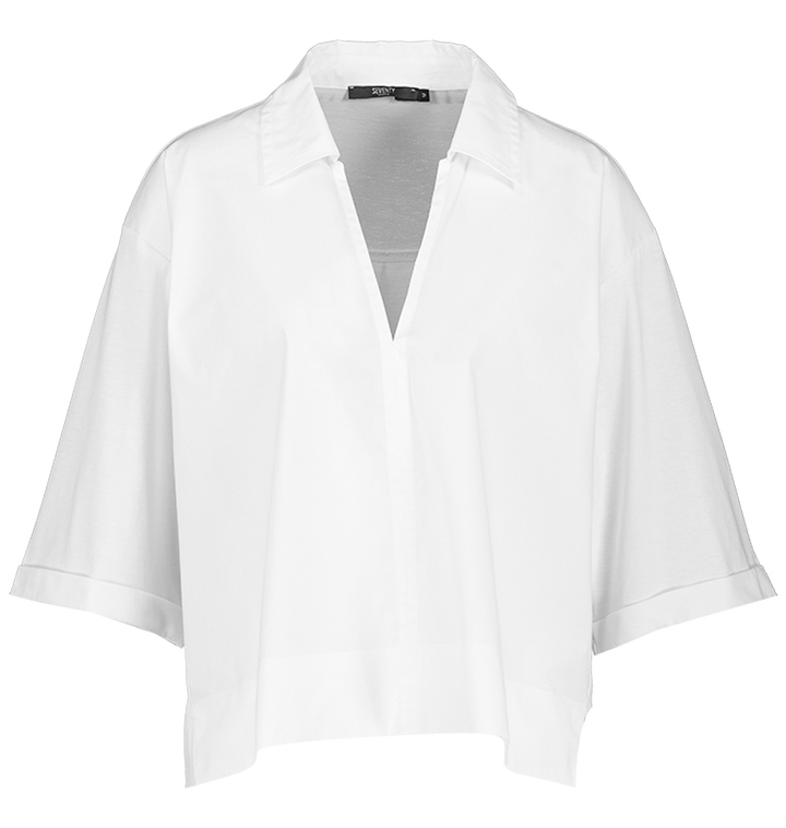 Witte katoenen blouse Seventy 
