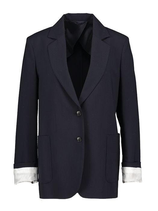 Blauwe blazer met wol Seventy