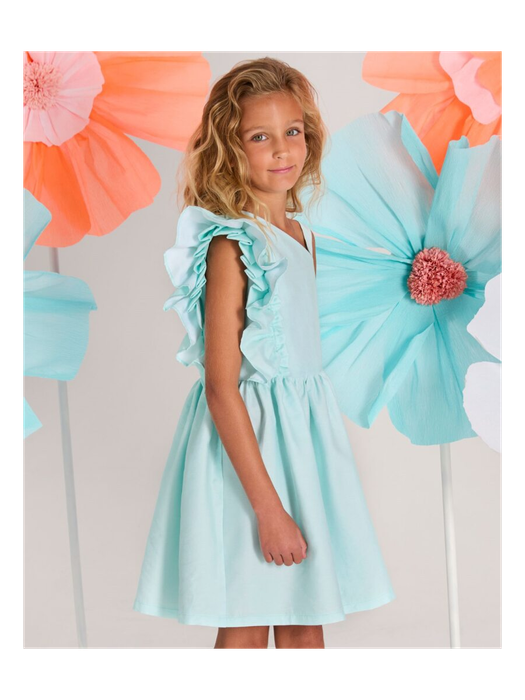 Groene jurk Sophie Blue Bay