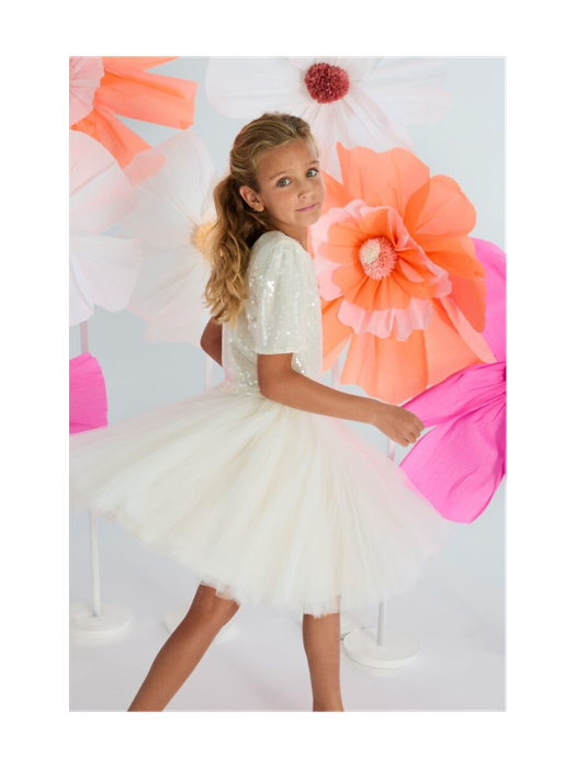 Gouden rok met glitter Olena Blue Bay