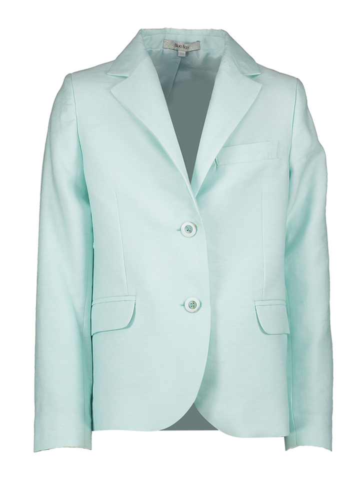 Groene blazer met knopen Rebecca Blue Bay