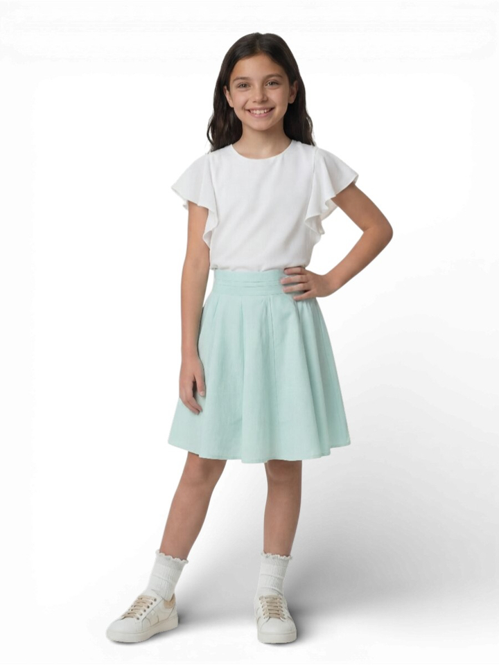 Off white bloes Verona Blue Bay