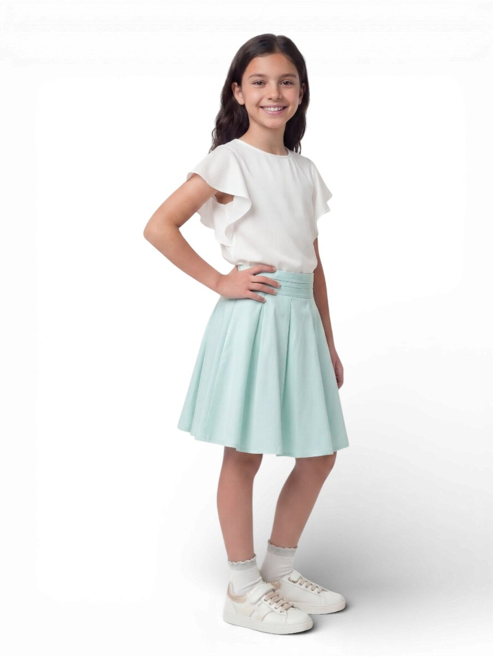 Off white bloes Verona Blue Bay