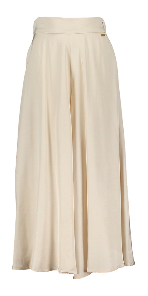 Goudkleurige wijde broek Trudy Blue Bay