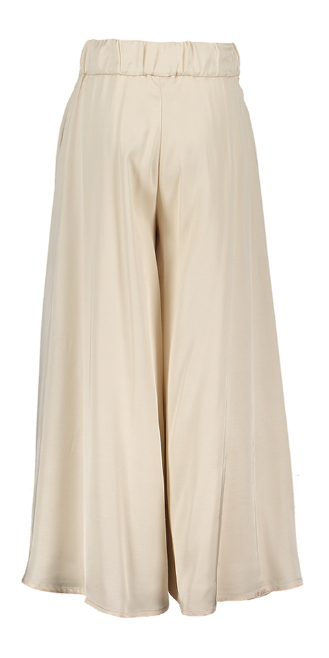 Goudkleurige wijde broek Trudy Blue Bay