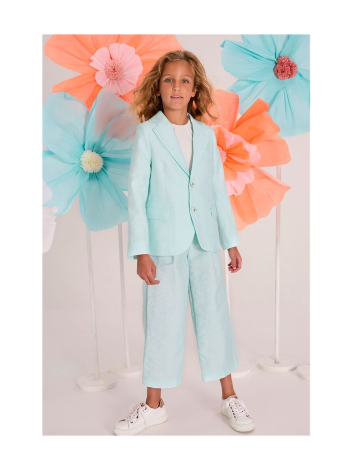 Groene wijde broek Tilde Blue Bay