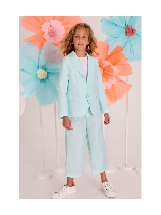 Groene wijde broek Tilde Blue Bay