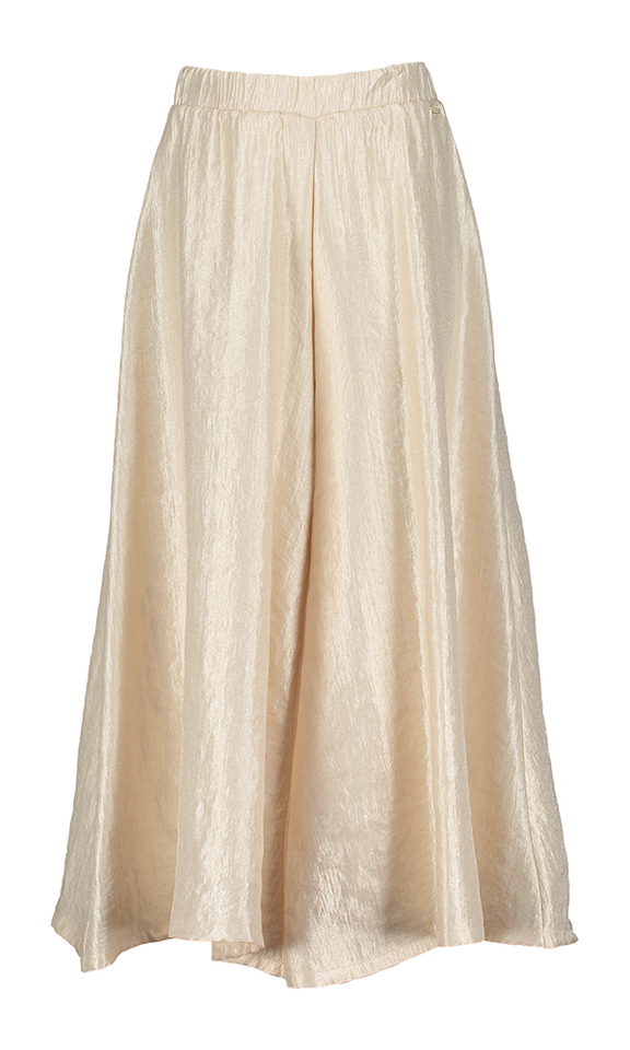 Goudkleurige wijde broek Thelma Blue Bay