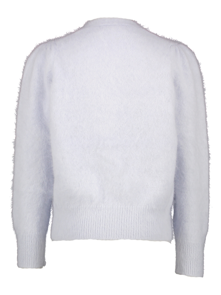 Lichtblauwe zachte gilet Phoebe Blue Bay 