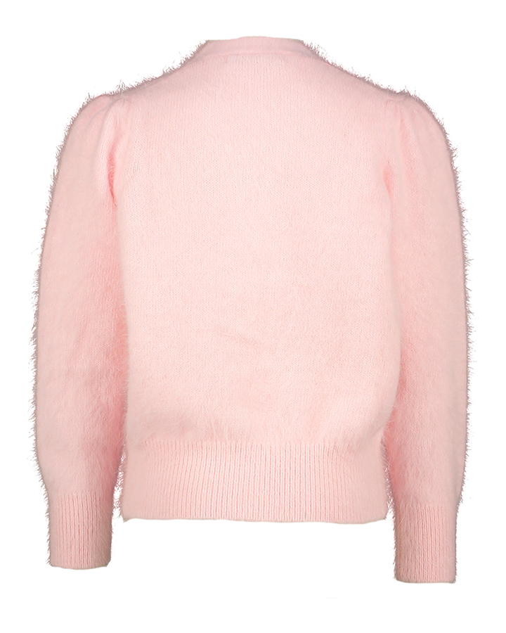 Poederroze zachte gilet Phoebe Blue Bay