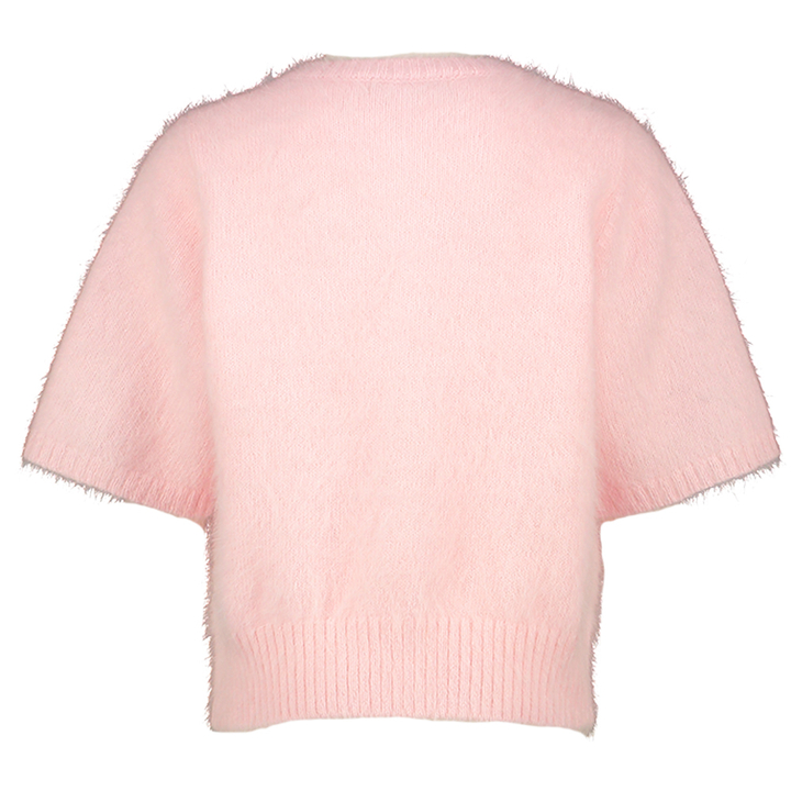 Poederroze zache gilet met korte mouwen Paige Blue Bay