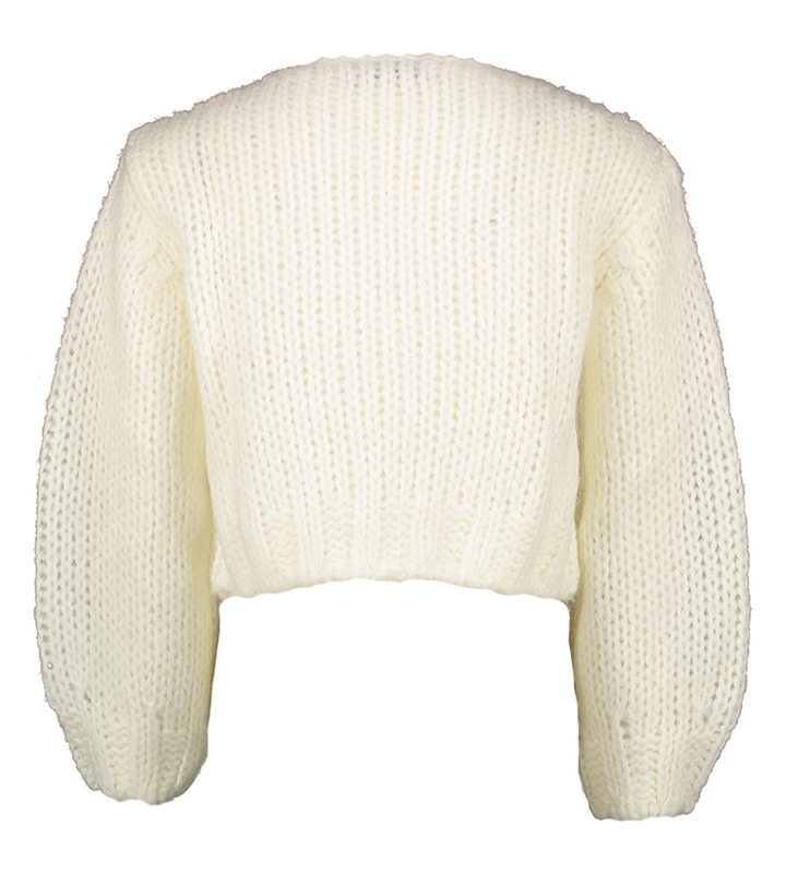 Off white gebreide gilet Bernadette Piper Blue Bay