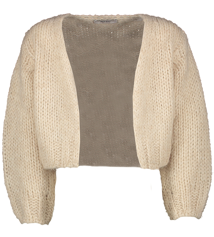 Beige gebreide gilet Bernadette Piper 