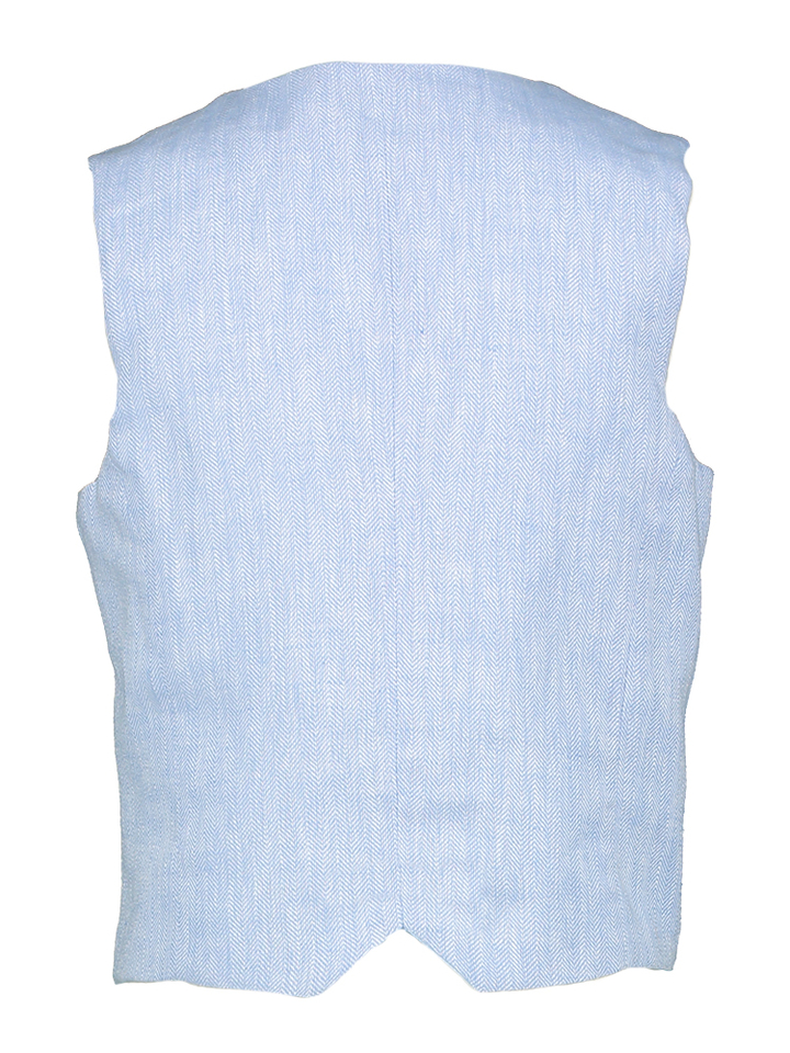 Blauwe gilet communie Hans Blue Bay