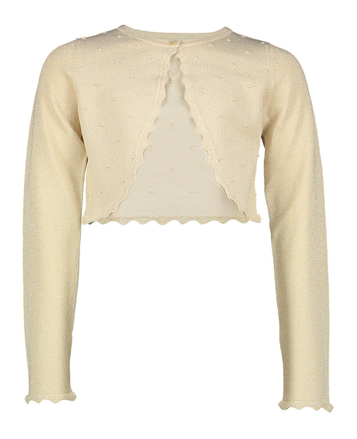 Goudkleurige korte gilet Abel & Lula 