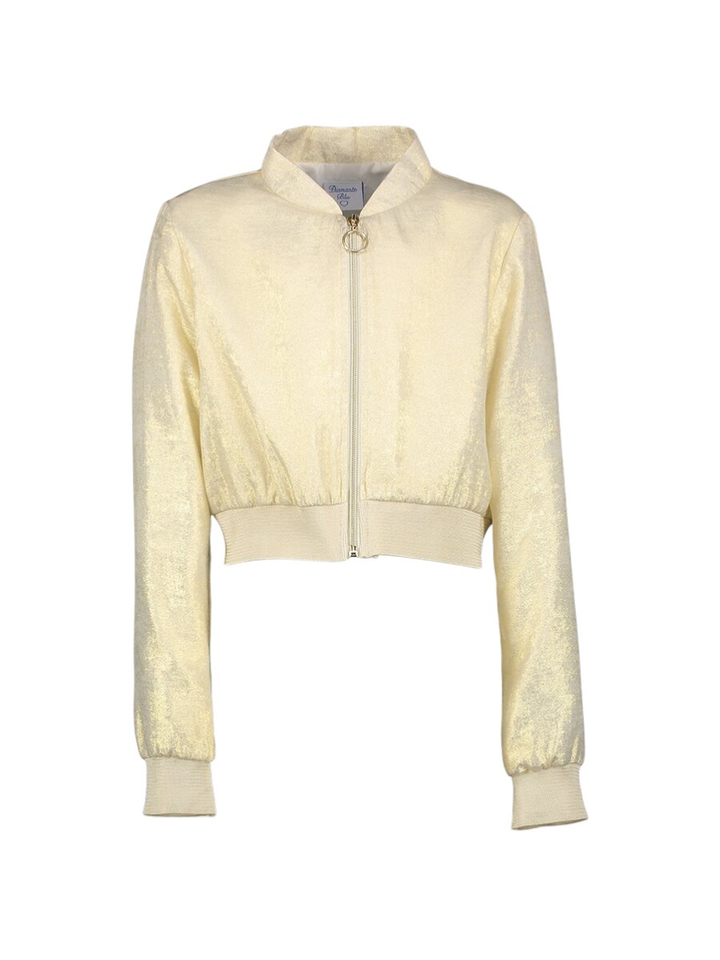 Goudkleurig vestje met rits Diamante Blu