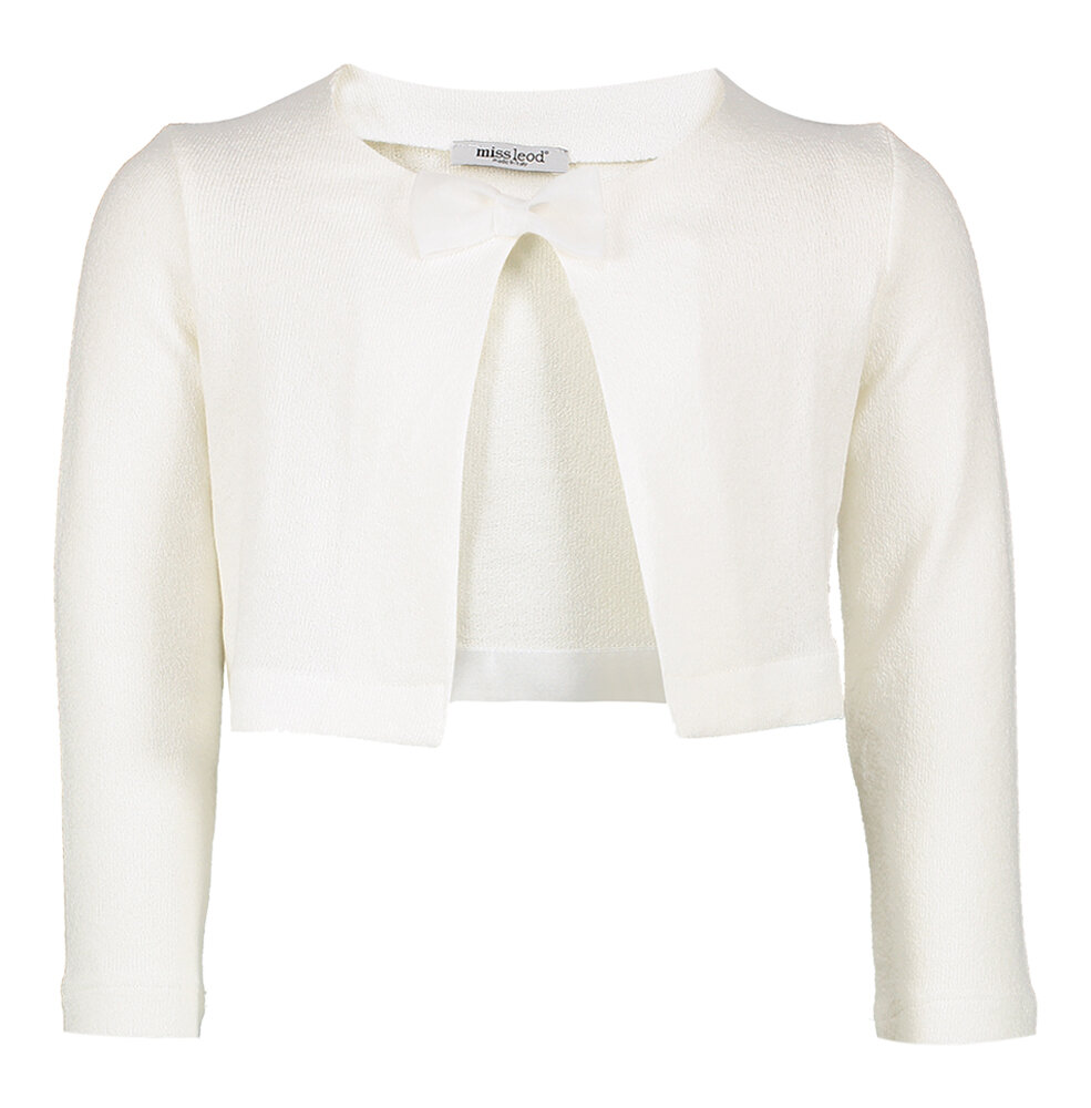 Arshiner Bolero voor kinderen, lange mouwen, bolero met diamantknopen