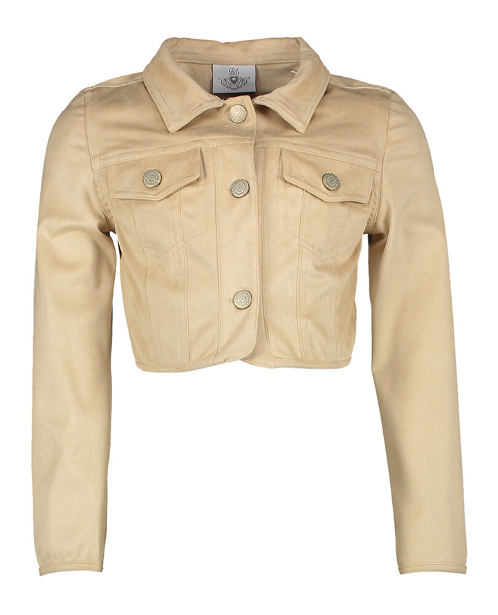 Beige jasje in daimlook communie RTB