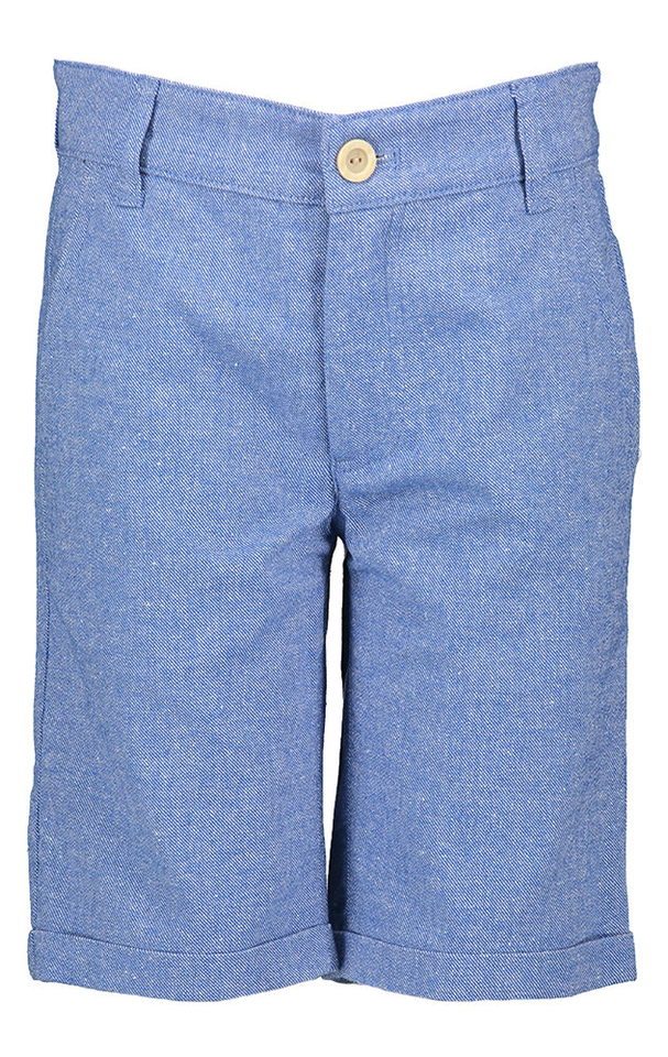 Blauwe katoenen short Dries D-Lux