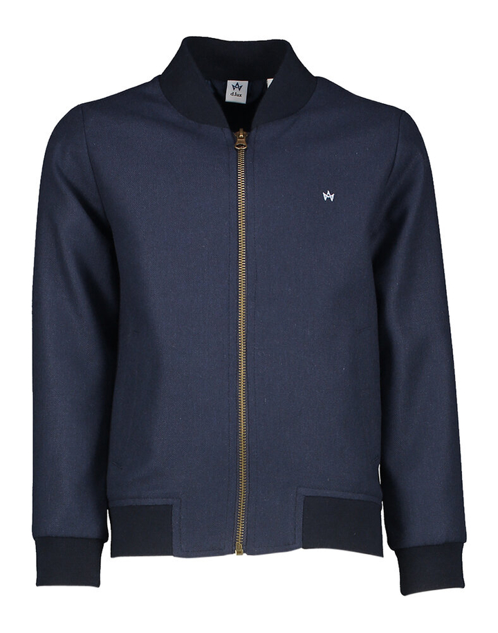 Donkerblauwe bomber Bas D-Lux
