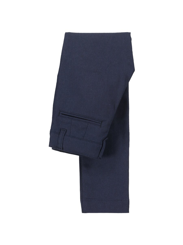 Donkerblauwe geklede broek Pavel D-Lux