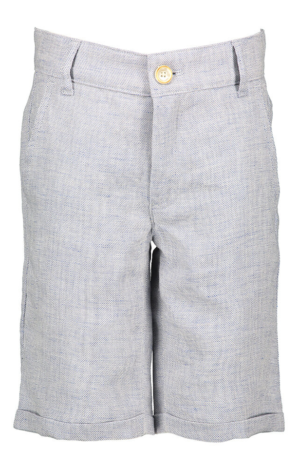 Zeer licht blauwe linnen short Dante D-Lux