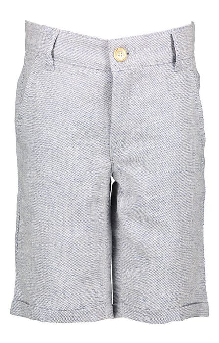 Zeer licht blauwe linnen short Dante D-Lux