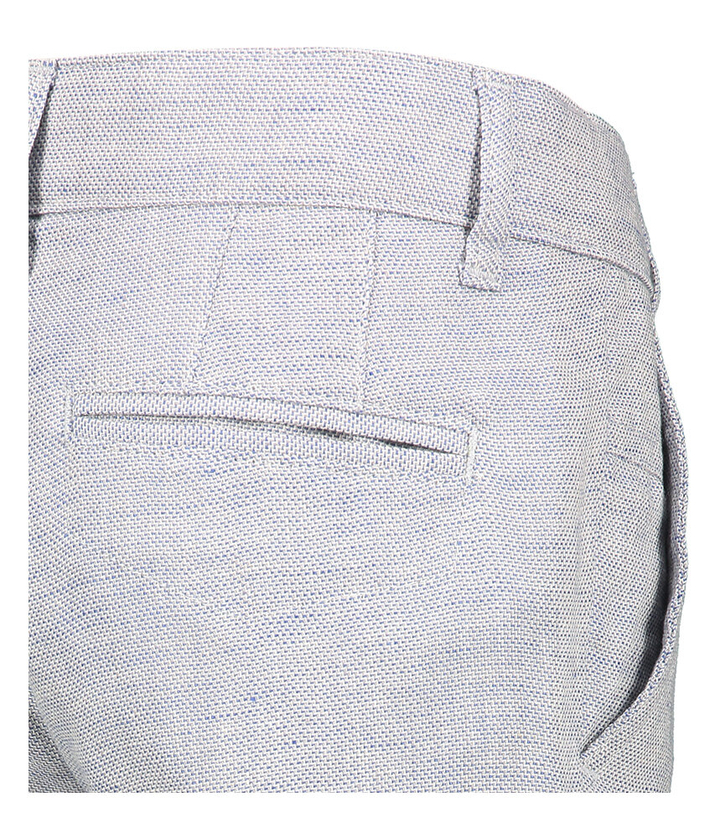 Zeer licht blauwe linnen short Dante D-Lux