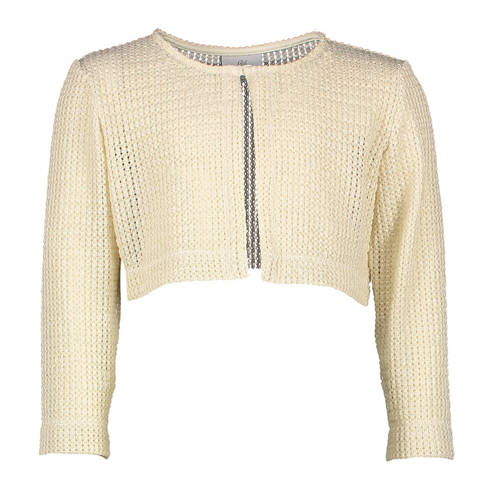 Goudkleurig gehaakte gilet Rtb