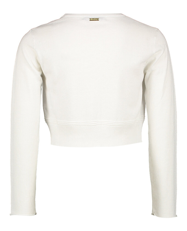 Ecru gilet met knopen Ulla Communie Blue Bay