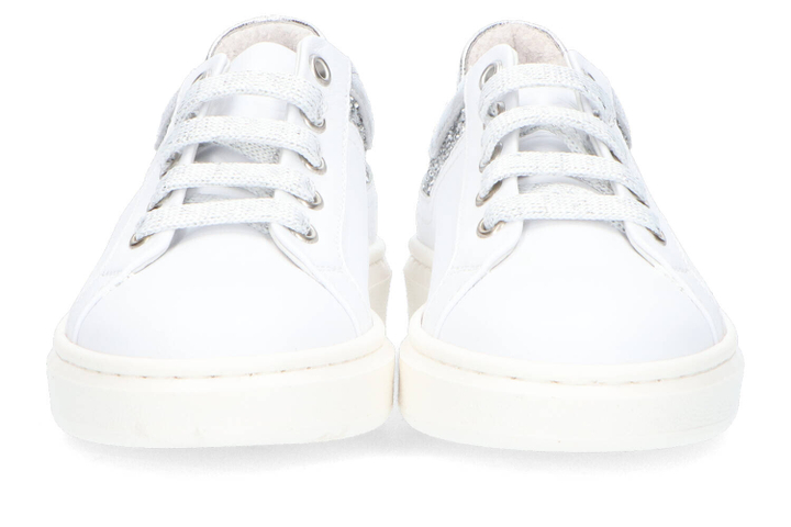 Witte sneakers met zilveren accent RTB