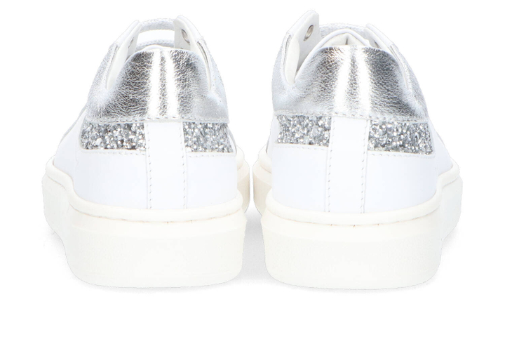 Witte sneakers met zilveren accent RTB