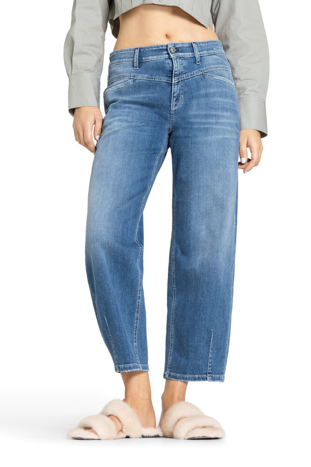 Blauwkleurige relaxed jeans Elin Cambio