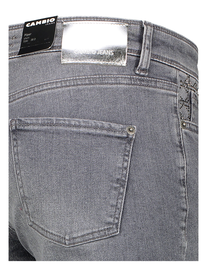 Grijze straight jeans Piper Cambio 