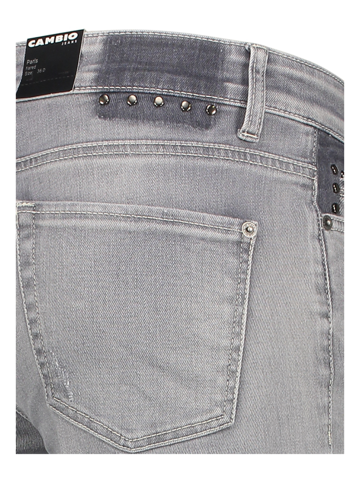 Grijze flared fit jeans Cambio 