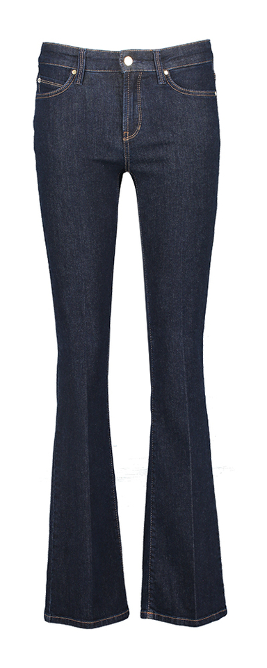 Donkerblauwe flared fit jeans Paris Flared Cambio