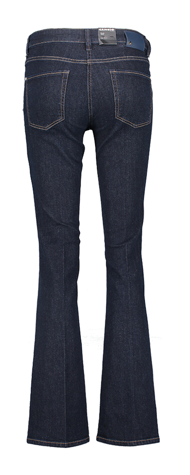 Donkerblauwe flared fit jeans Paris Flared Cambio