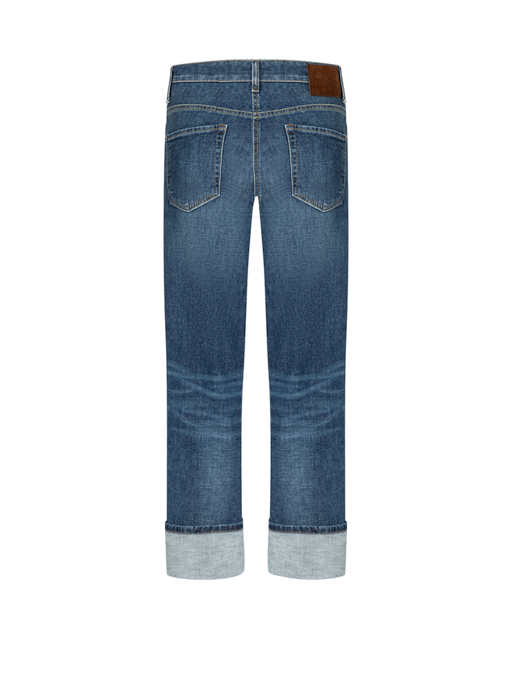 Jeans met omslag kerry straight Cambio