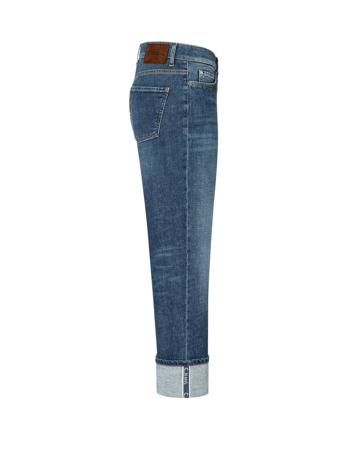 Jeans met omslag kerry straight Cambio