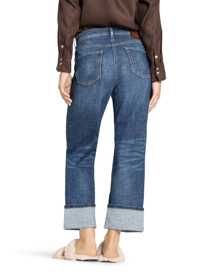 Jeans met omslag kerry straight Cambio