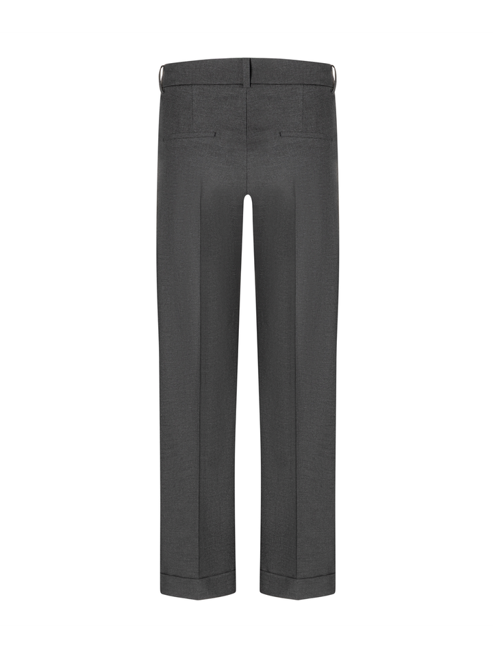 Grijze wijde geklede broek Grace Cambio 